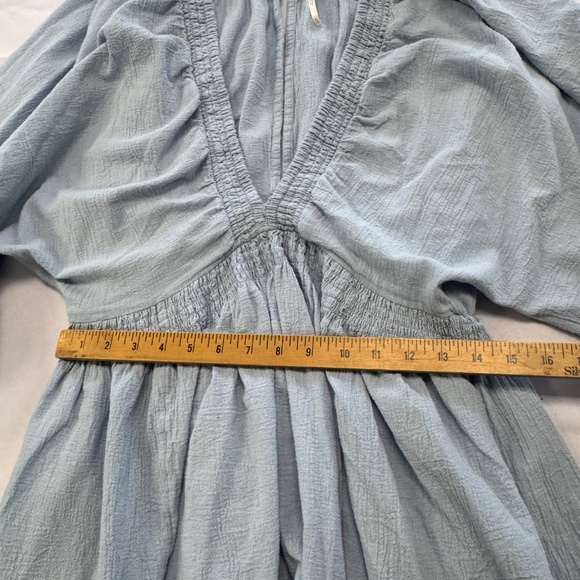 Free People For the Moment Mini Dress Blue Size XL - Picture 12 of 13